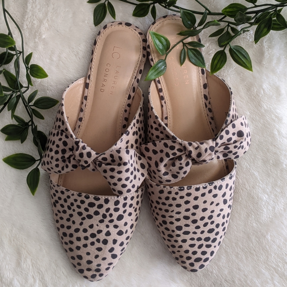 Lauren Conrad Frappe Bow Slides